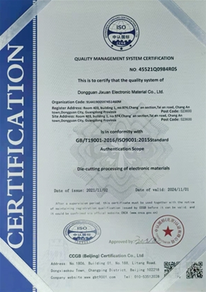 Quality Management System Certification